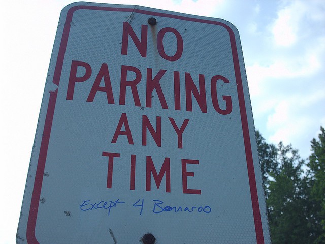 no parking sign