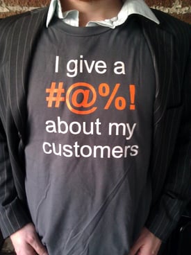 I give a shit about my customers