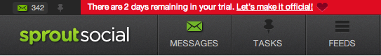 sprout social trial ending message